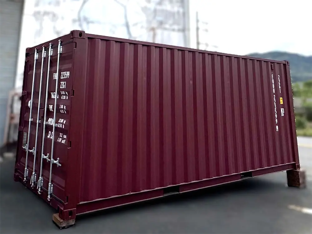 20フィートコンテナ：グレー