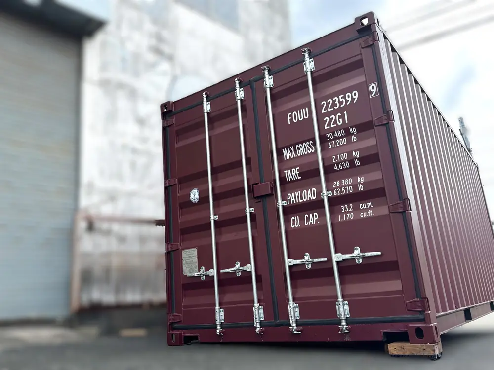 20フィートコンテナ：レッド