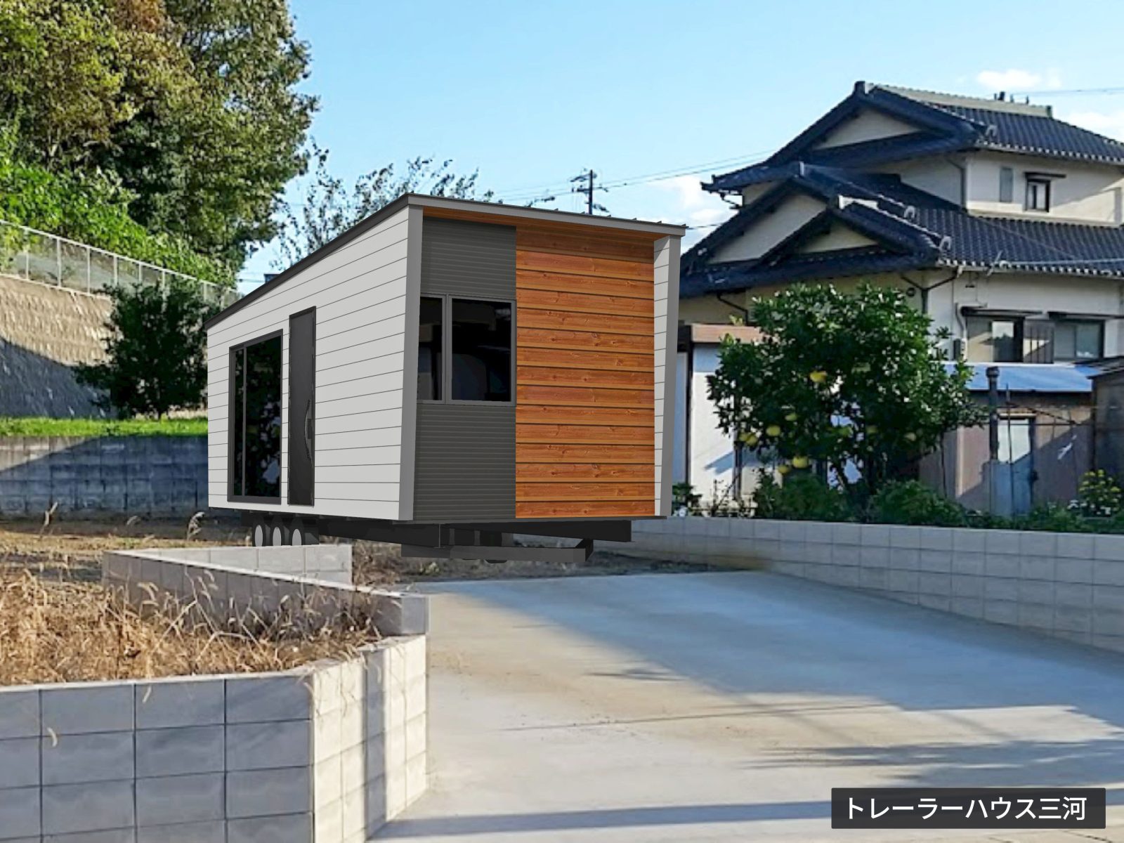 愛知県額田郡幸田町に、トレーラーハウス用地が登場！ - トレーラー 
