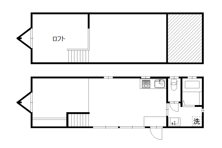 3.5ｍ×11ｍ_住居用トレーラーハウス