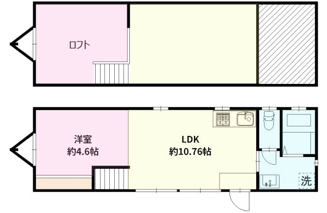 3.5ｍ×11ｍ_住居用トレーラーハウス