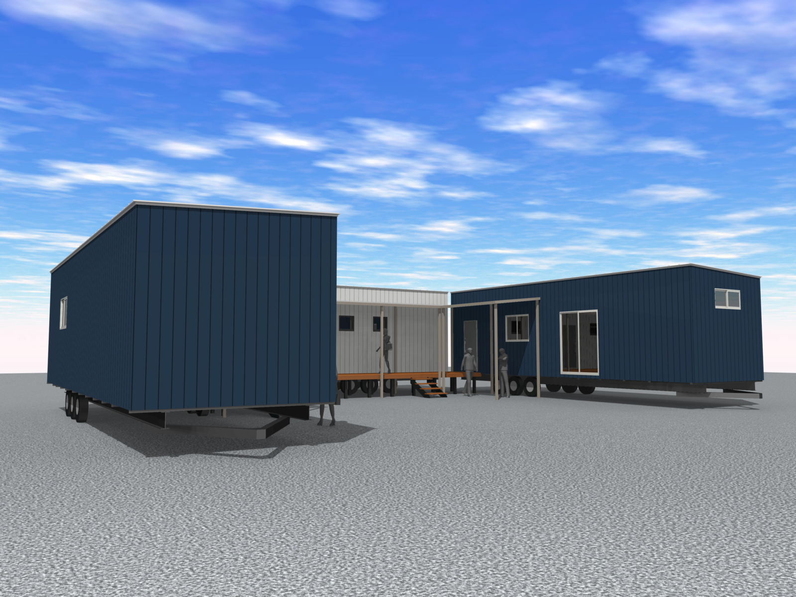 3.5ｍ×11ｍ_事務所トレーラーハウス