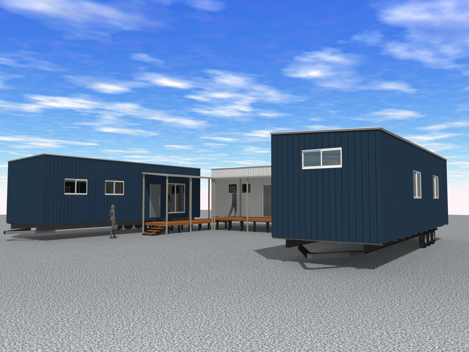 3.5ｍ×11ｍ_事務所トレーラーハウス